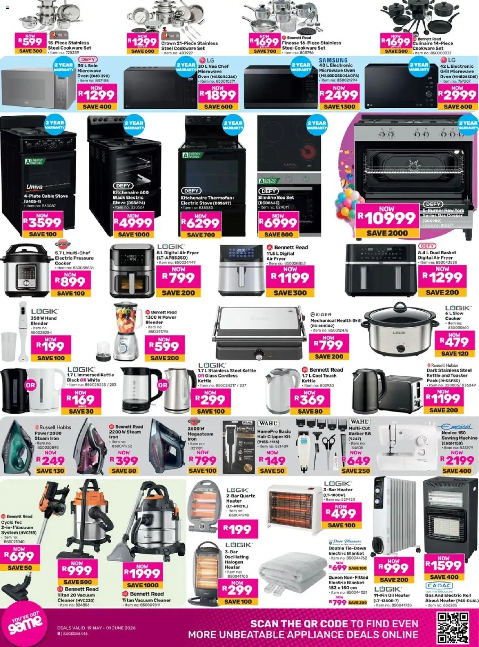 Game - 56 Years In The Game valid from 19.05.2026 | Page: 8 | Products: Blanket, Box, Grill, Kettle