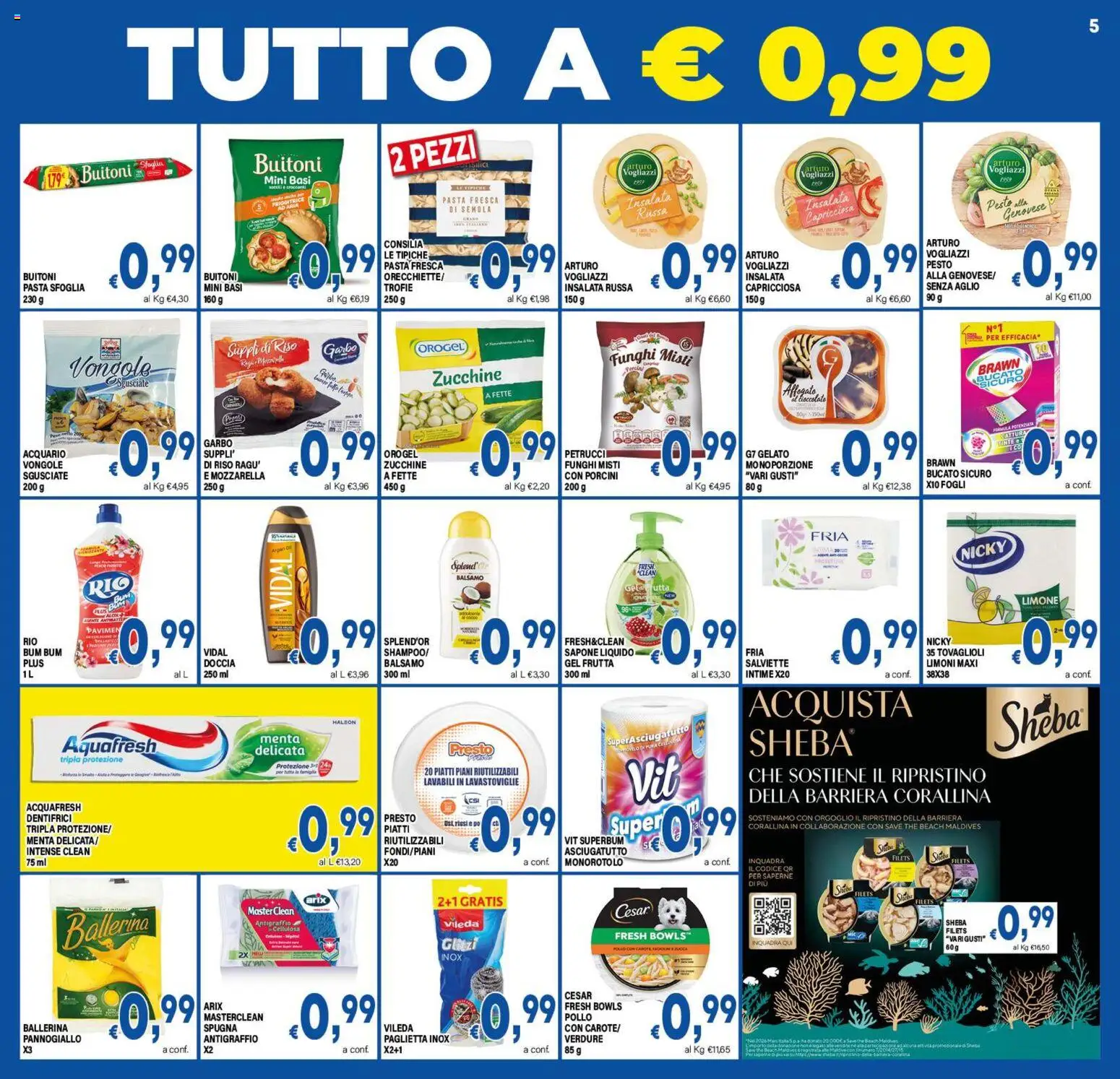 Volantino DEM del 31/07/2026 | Pagina: 5 | Prodotti: Riso, Insalata, Funghi, Friggitrice