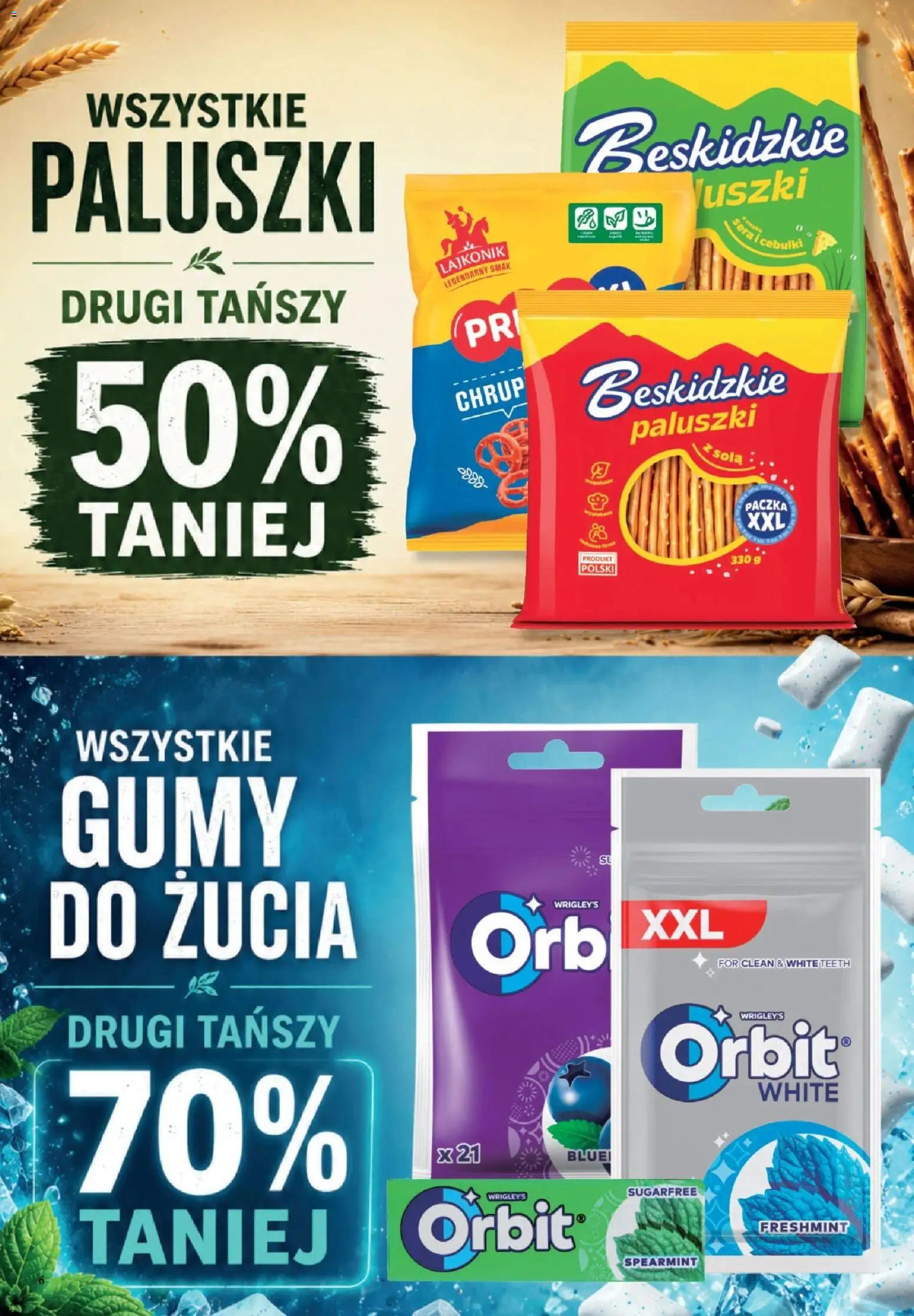 Dino gazetka - Weekendowe Okazje od 17.07.2026 | Strona: 6 | Produkty: Gumy, Paluszki