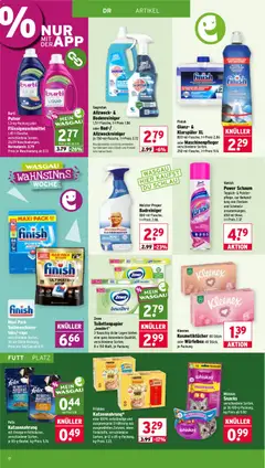 Wasgau Prospekt ab 03.08.2026 gültig | Seite: 22 | Produkte: Zewa, Klarspüler, Whiskas, Toilettenpapier