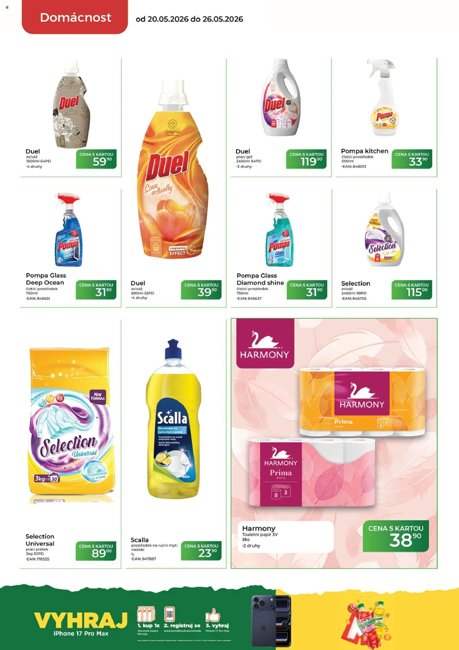 Tamda Foods leták od 20.05.2026 | Strana: 52 | Produkty: Aviváž, Nádobí, Iphone, Prací Prášek