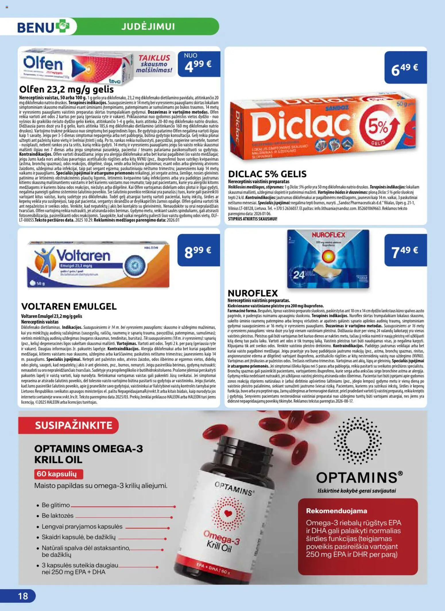 BENU akcijos nuo 2026.09.01 | Puslapis: 18 | Prekių: Kapsulės