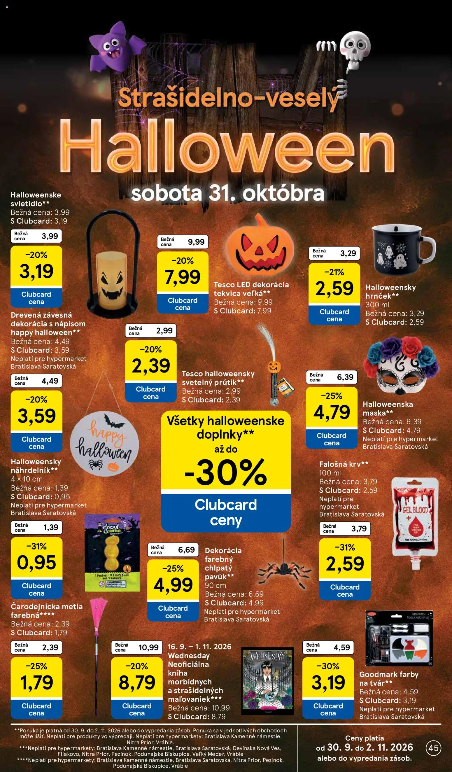 Nové Tesco akcie – leták je platný od 07.10.2026 | Strana: 45