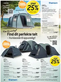 Thansen - Tilbudsavis gyldig fra 29/07/2026 | Side: 28 | Produkter: Bord