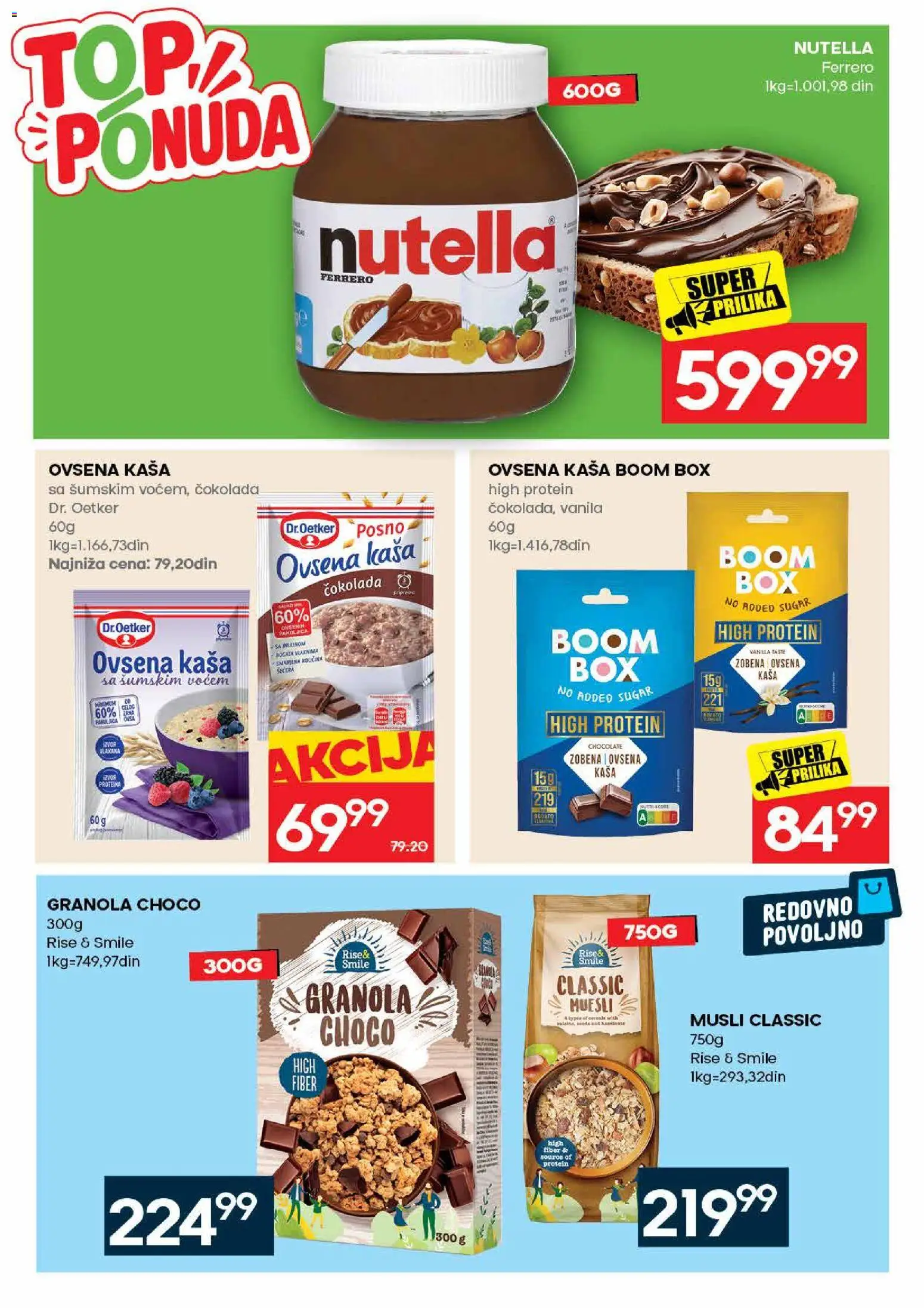Idea katalog - važi od 17.08.2026 | Strana: 33 | Proizvode: Protein, Kaša, Vanila, Dr. Oetker