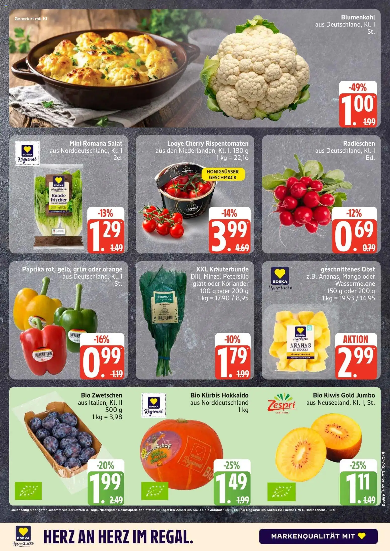 Marktkauf Prospekt Heide (ab 28.09.2026) » Angebote online | Seite: 8 | Produkte: Paprika, Kürbis, Wassermelone, Petersilie