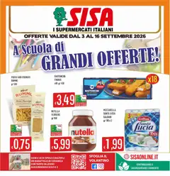 Anteprima del volantino SISA volantino Calabria valido a partire dal 03/09/2026