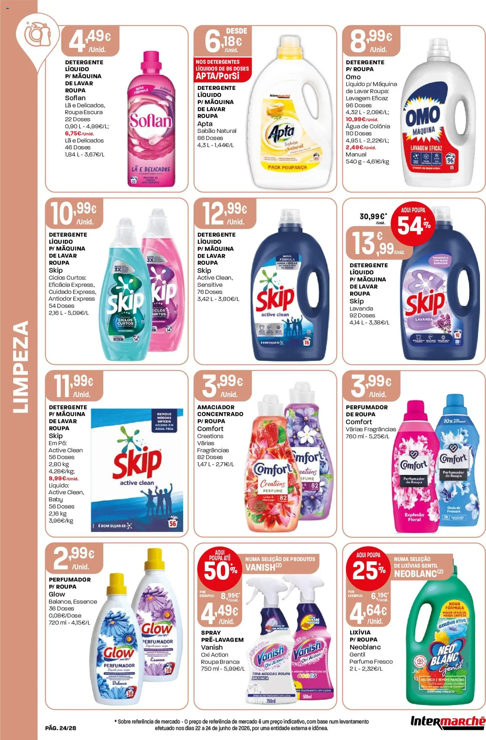 Intermarché Folheto Contact │ válido de 30/07/2026 | Página: 24 | Produtos: Agua, Perfume, Pó, Base