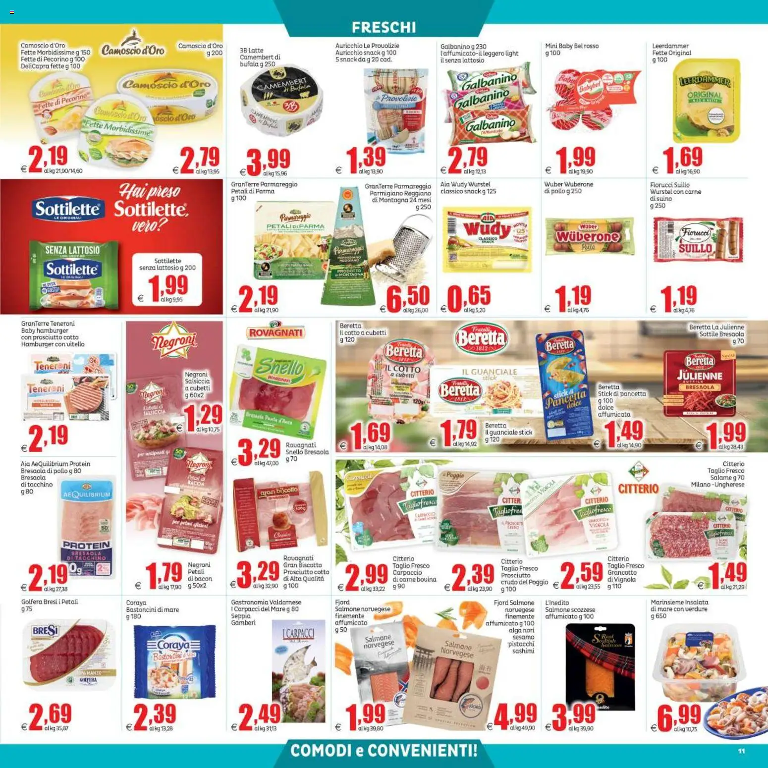Volantino Elite Supermercati del 22.05.2026 | Pagina: 11 | Prodotti: Bresaola, Pancetta, Pistacchi, Hamburger