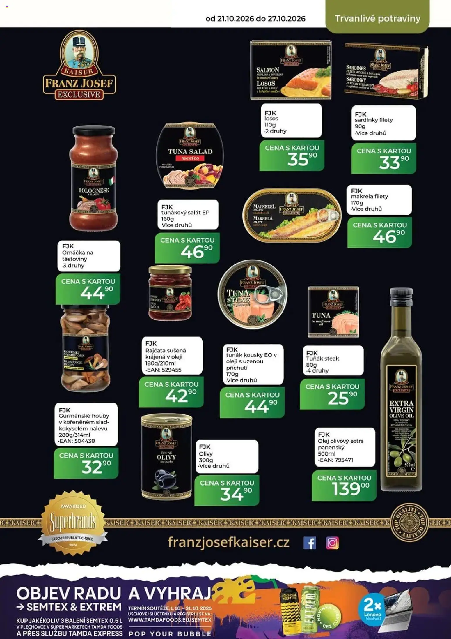 Tamda Foods leták od 21.10.2026 | Strana: 43 | Produkty: Tuňák, Salát, Steak, Tuňák steak