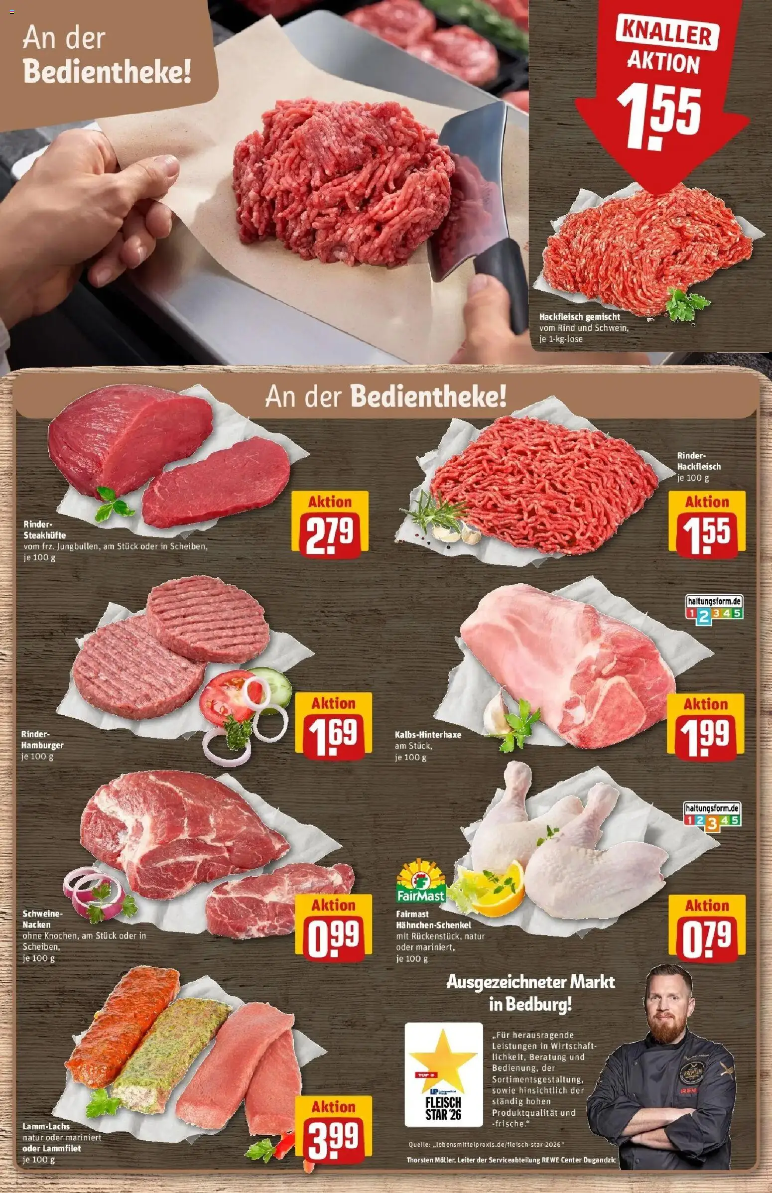 REWE Prospekt ab 28.09.2026 zum Blättern » Angebote | Seite: 14 | Produkte: Hahnchenschenkel, Fleisch, Hackfleisch