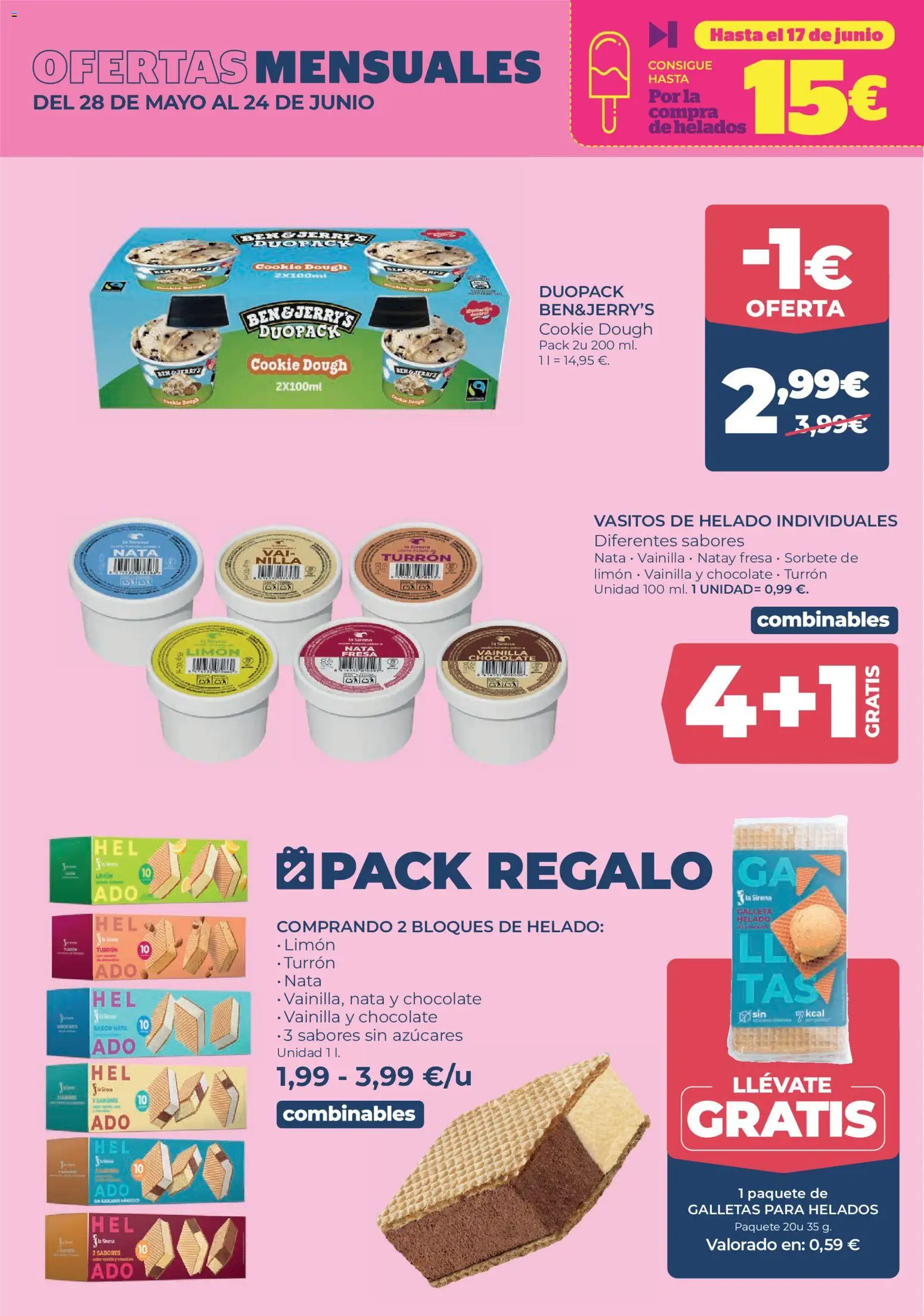 La Sirena folleto │ válido desde el 11.06.2026 | Página: 11 | Productos: Chocolate, Galletas, Helado
