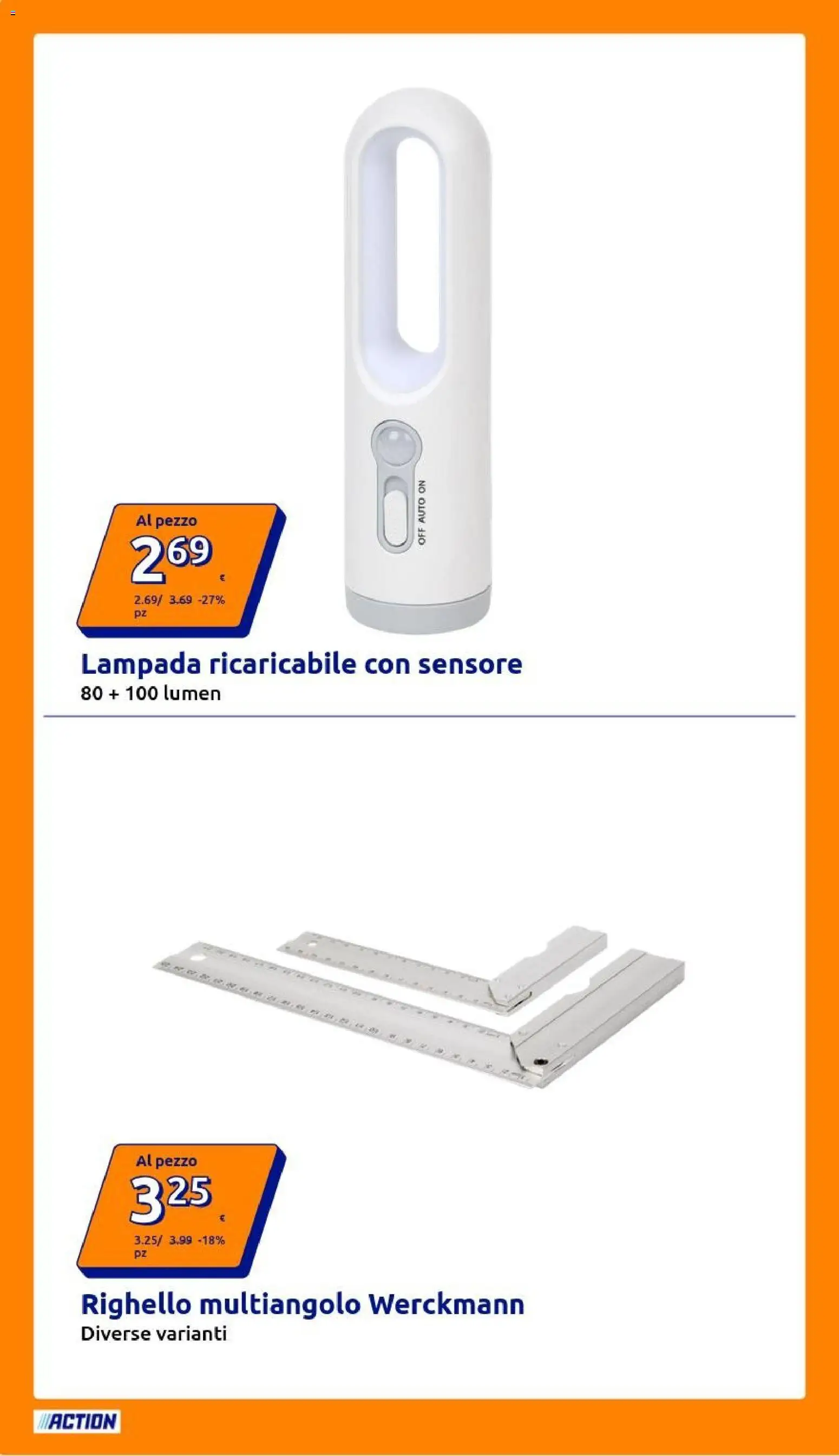Volantino Action del 05/08/2026 | Pagina: 26 | Prodotti: Lampada