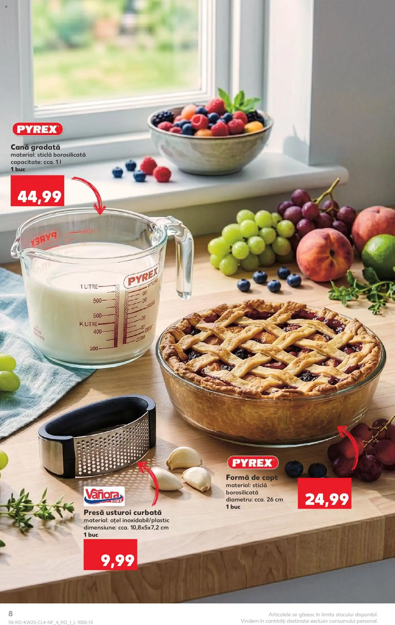 Noul catalog Kaufland – valabil de la 17.06.2026 | Pagină: 8 | Produse: Presă, Usturoi