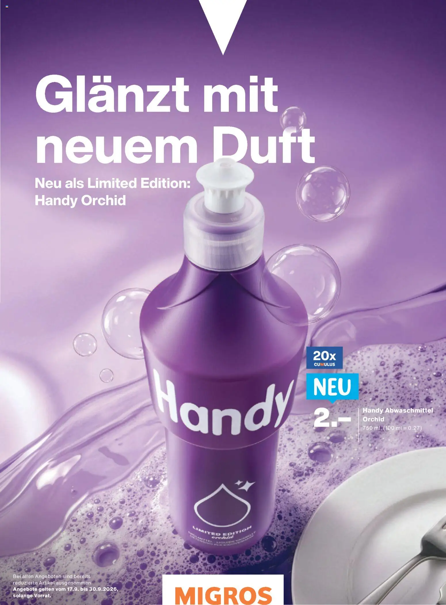 Migros aktionen Magazin – gültig ab 16.09.2026 | Seite: 4 | Produkte: Duft