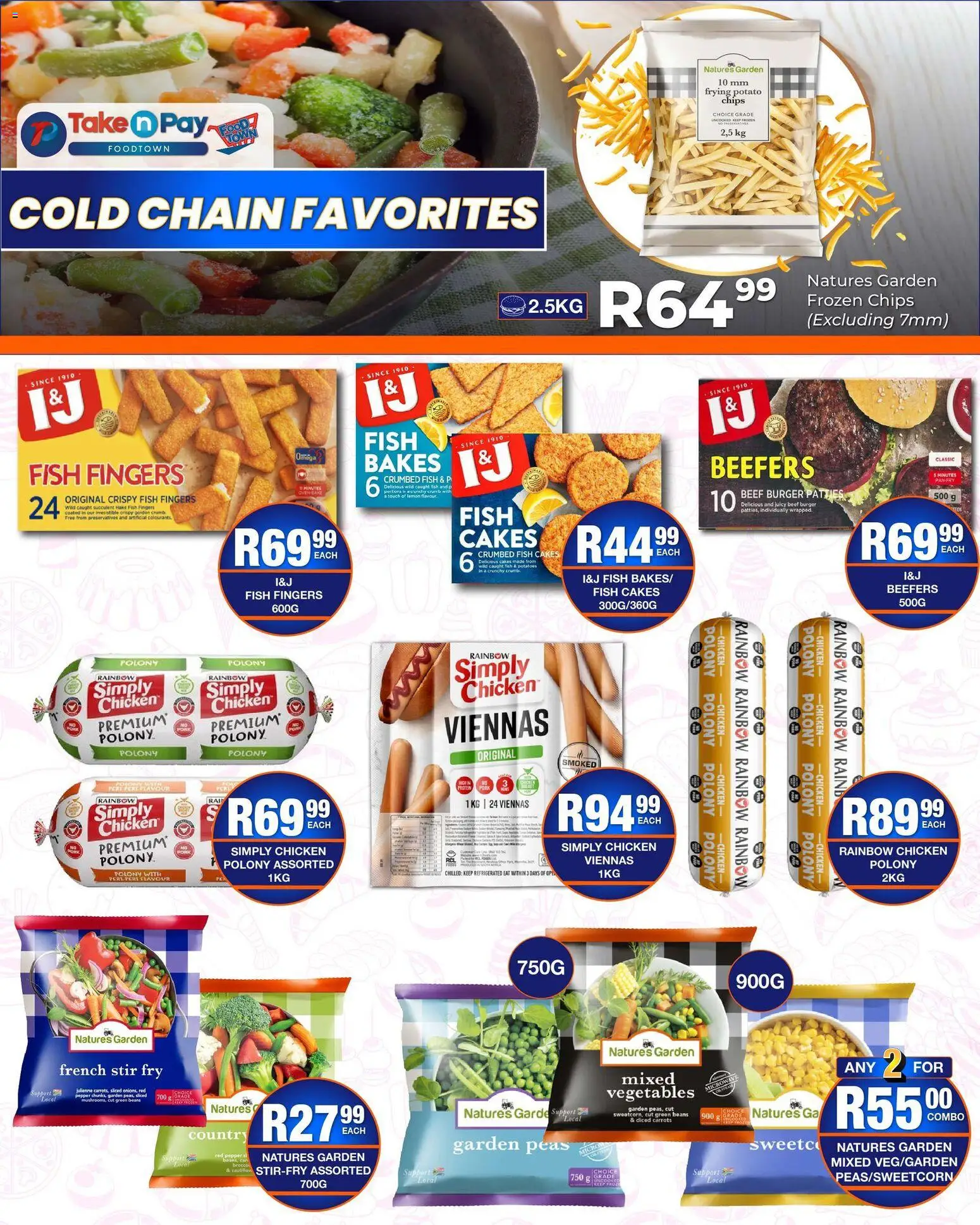 New Take n Pay catalogue – valid from 09.03.2026 | Page: 19 | Products: Cake, Beans, Chicken, Lemon