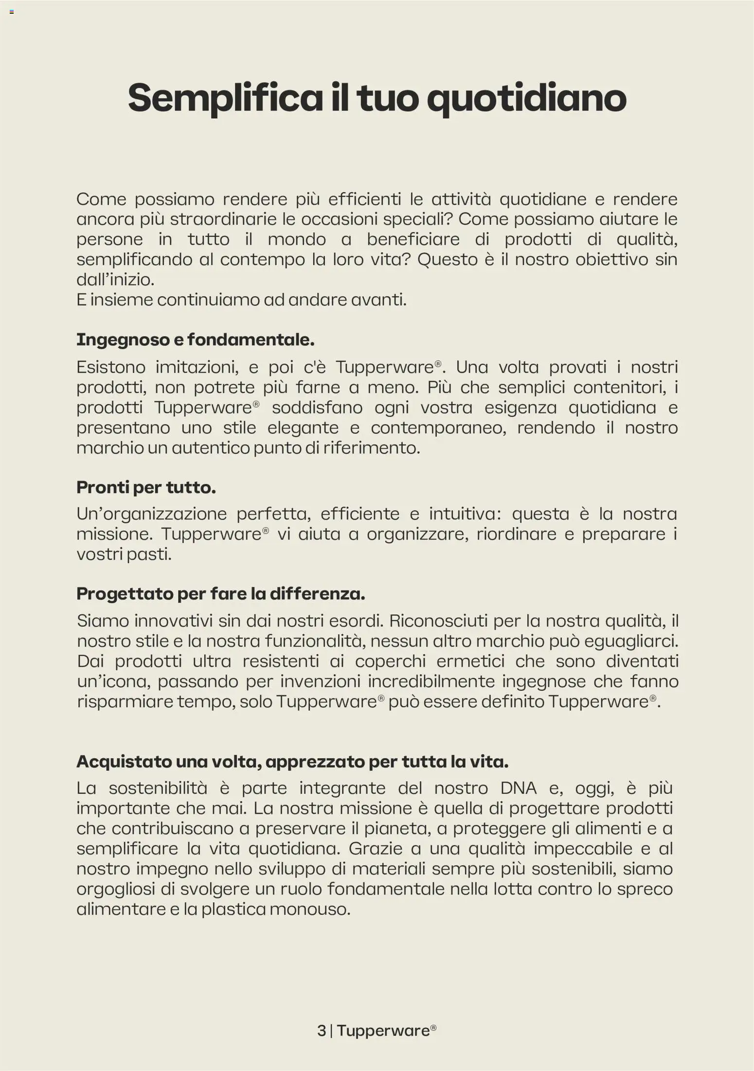 Volantino Tupperware del 01/10/2026 | Pagina: 3