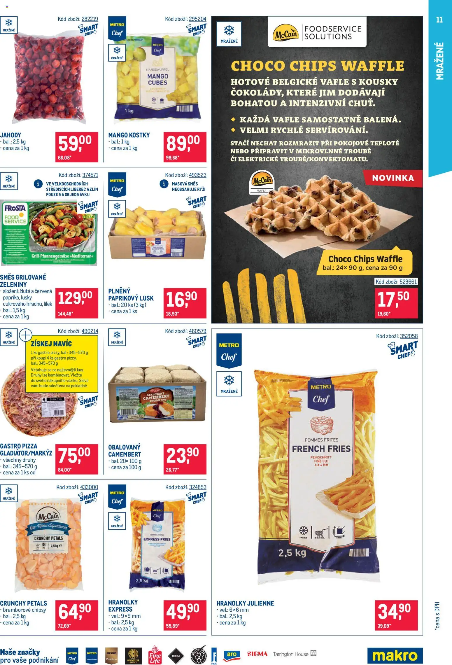 Makro leták - Gastronomie od 03.06.2026 | Strana: 11 | Produkty: Jahody, Vafle, Rýži, Kostky