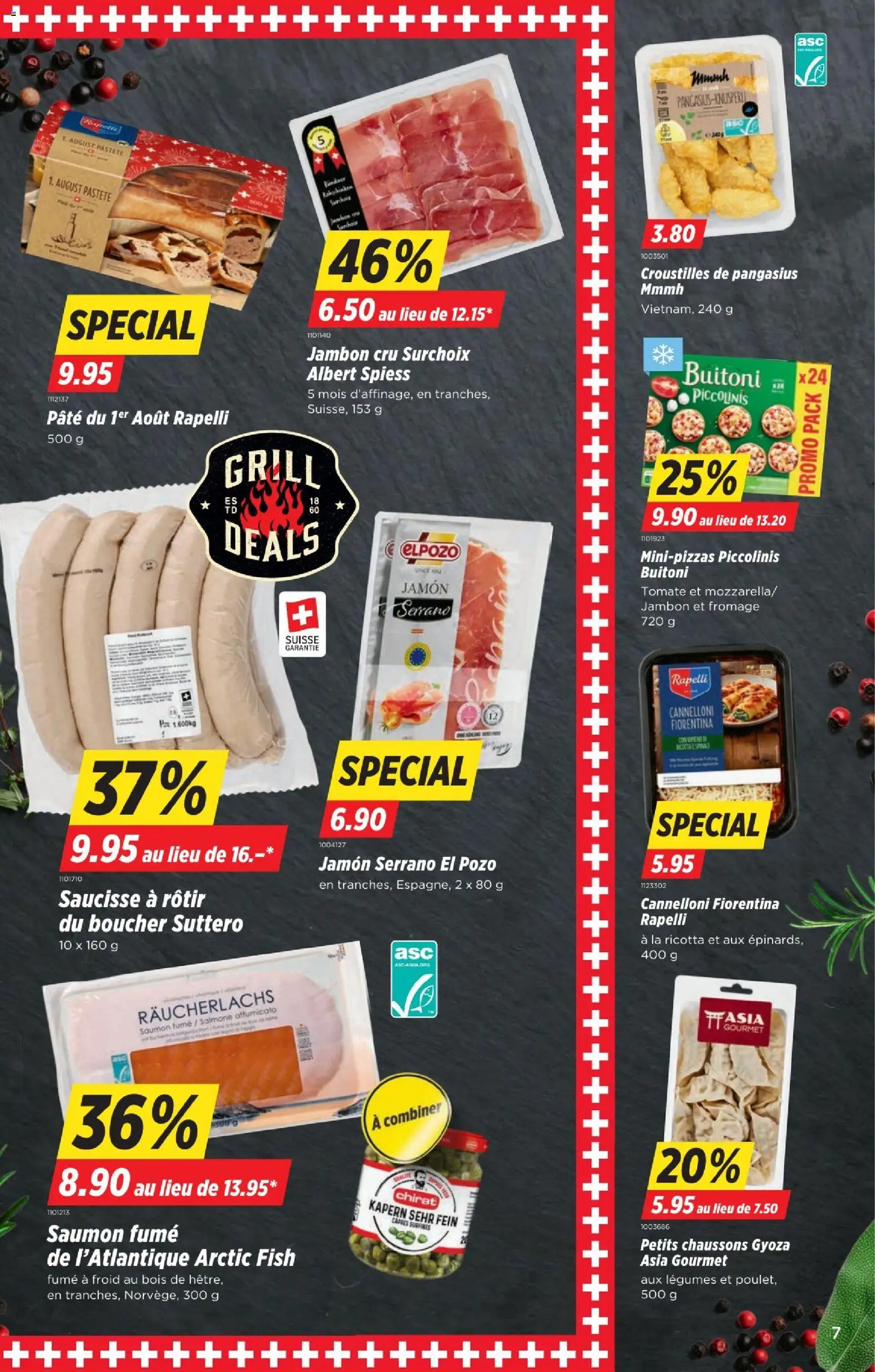 Denner aktionen FR – gültig ab 30.07.2026 | Seite: 7 | Produkte: Räucherlachs, Pasta