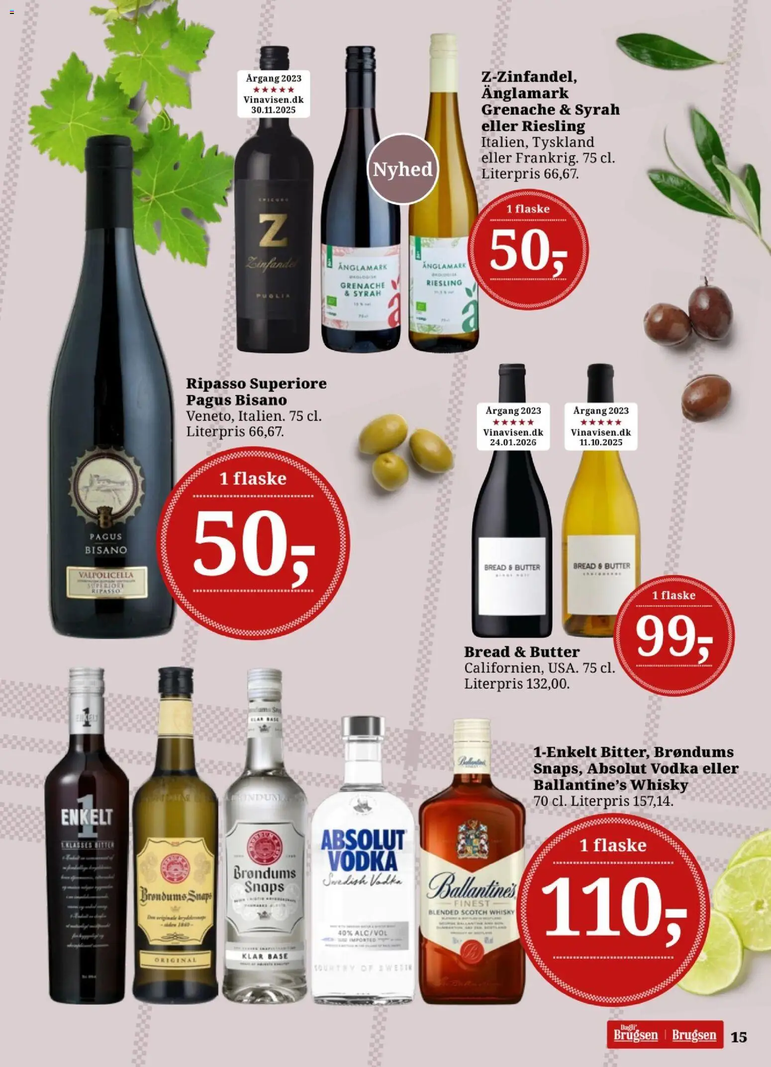 Dagli'Brugsen tilbudsavis – gyldig fra 09/10/2026 | Side: 15 | Produkter: Vodka, Whisky, Is
