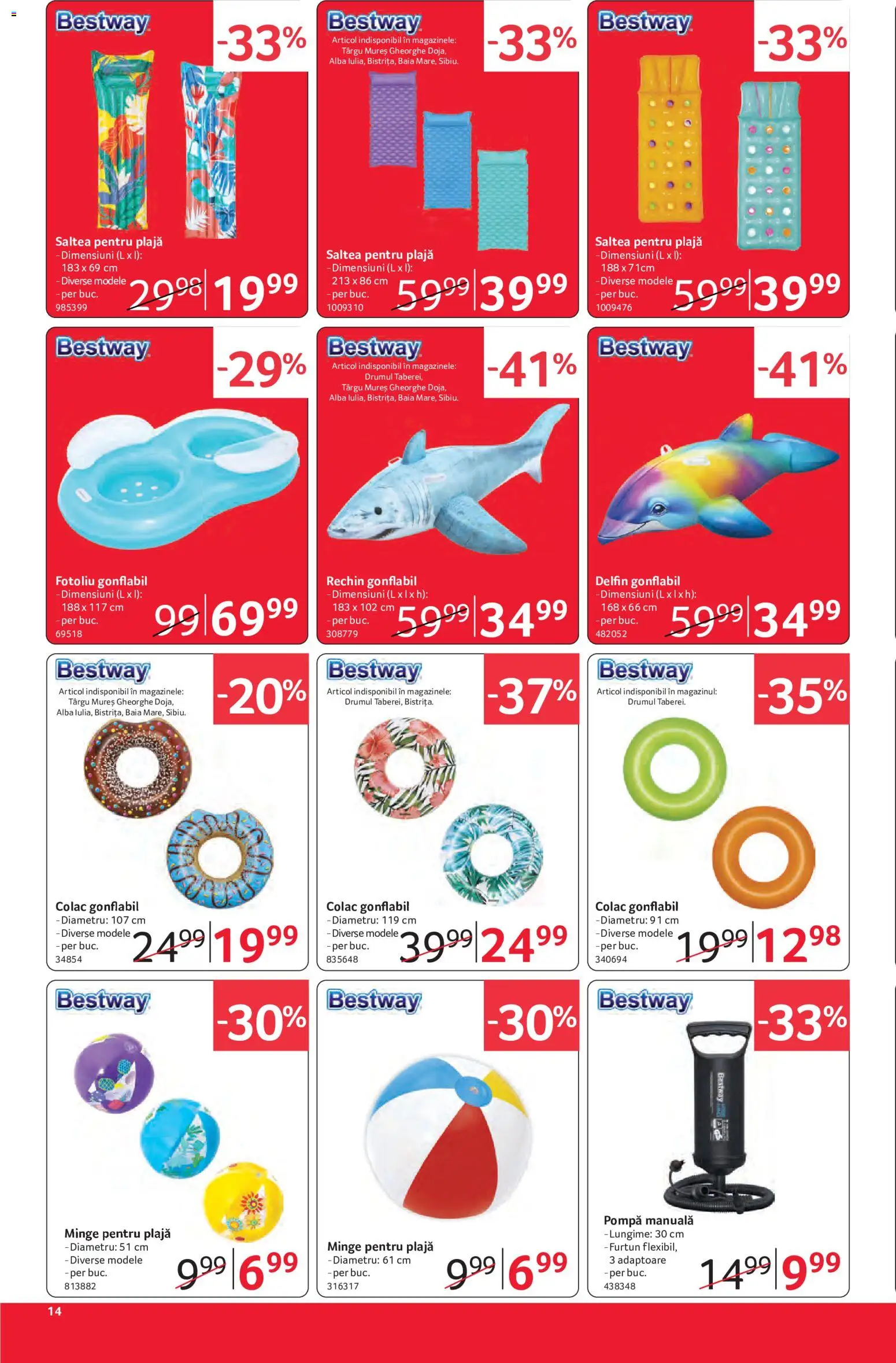 Noul catalog Selgros – valabil de la 12.06.2026 | Pagină: 14 | Produse: Saltea, Fotoliu