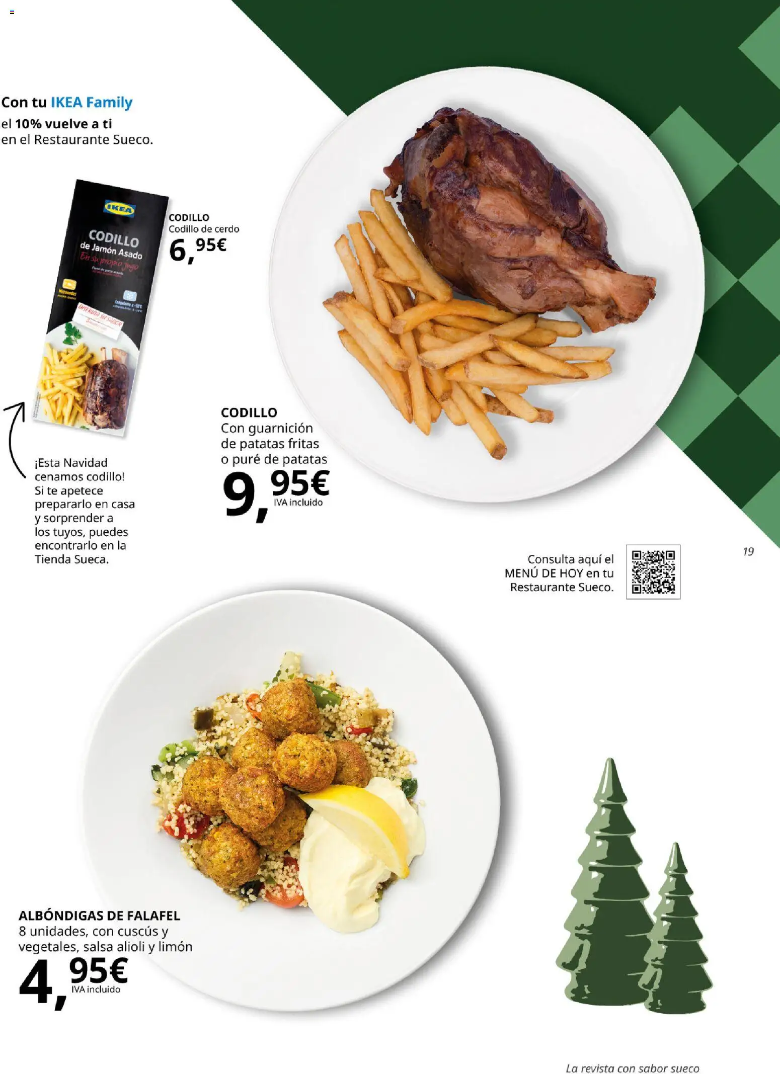 IKEA - Fika │ válido desde el 01/10/2026 | Página: 19 | Productos: Jamón, Cerdo, Té, Patatas
