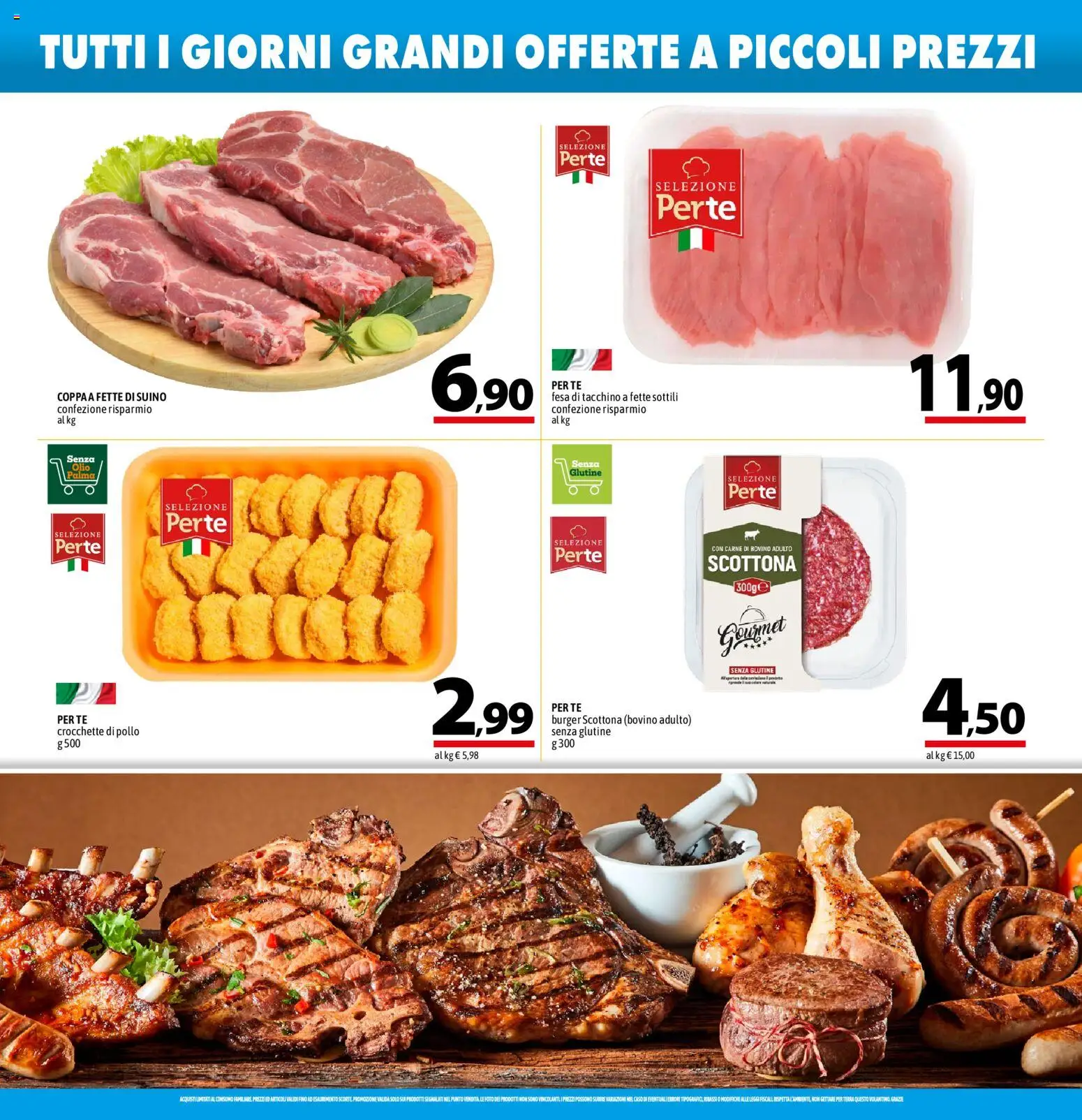 Volantino A&O del 06/08/2026 | Pagina: 2 | Prodotti: Senza glutine, Bovino, Tè, Tacchino