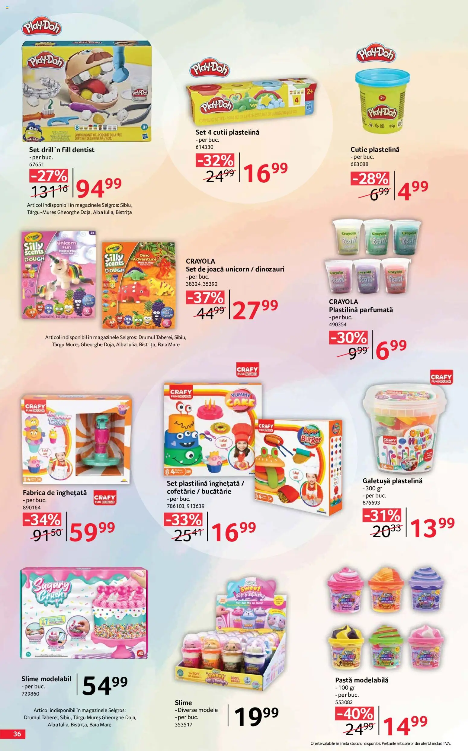 Noul catalog Selgros – valabil de la 07.08.2026 | Pagină: 36 | Produse: Masă, Bucătărie, Cutie, Înghețată