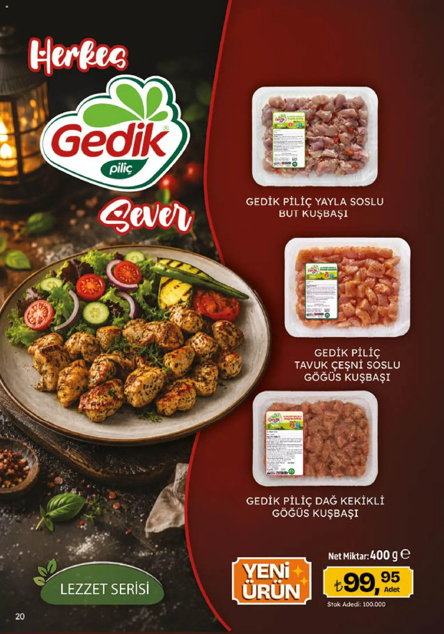 Migros Katalog - 5M Migroskop Dijital - 06 Ağustos 2026 tarihinden itibaren geçerlidir | Sayfa: 20 | Ürünler: Piliç