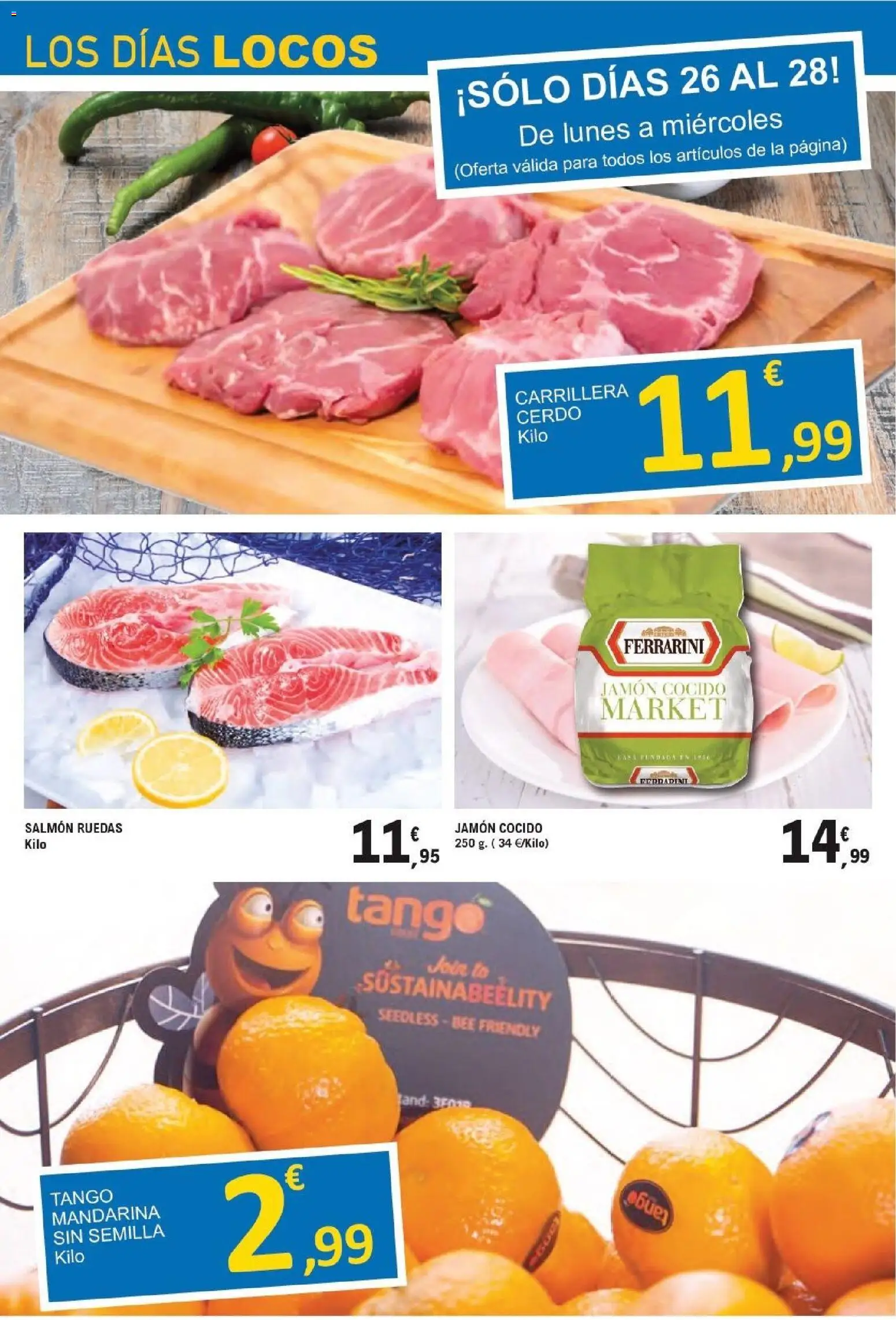 E.Leclerc - Alianza Locales │ válido desde el 21/10/2026 | Página: 16 | Productos: Jamón, Jamón cocido, Cerdo, Salmón