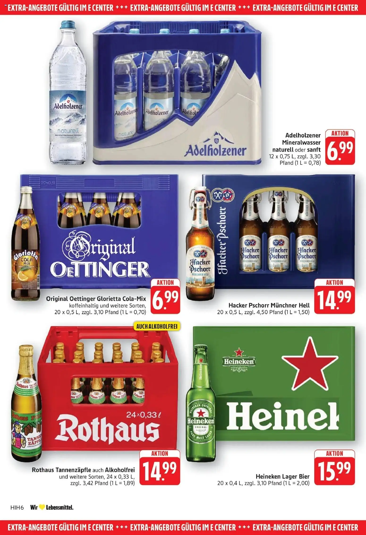 Edeka Prospekt Eislingen – gültig ab 27.07.2026 | Seite: 26 | Produkte: Cola, Oettinger, Mineralwasser, Heineken