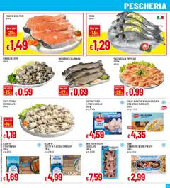 Anteprima del volantino Famila volantino valido a partire dal 18.06.2026 | Pagina: 5 | Prodotti: Lupini, Polpo, Branzino, Orata