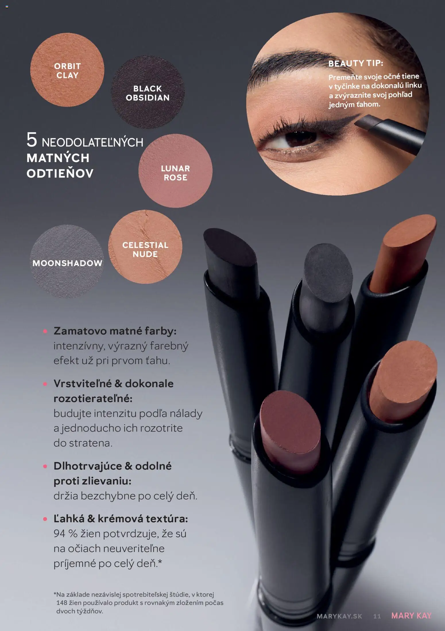 Nové Mary Kay akcie – leták je platný od 30.06.2026 | Strana: 11 | Produkty: Očné tiene