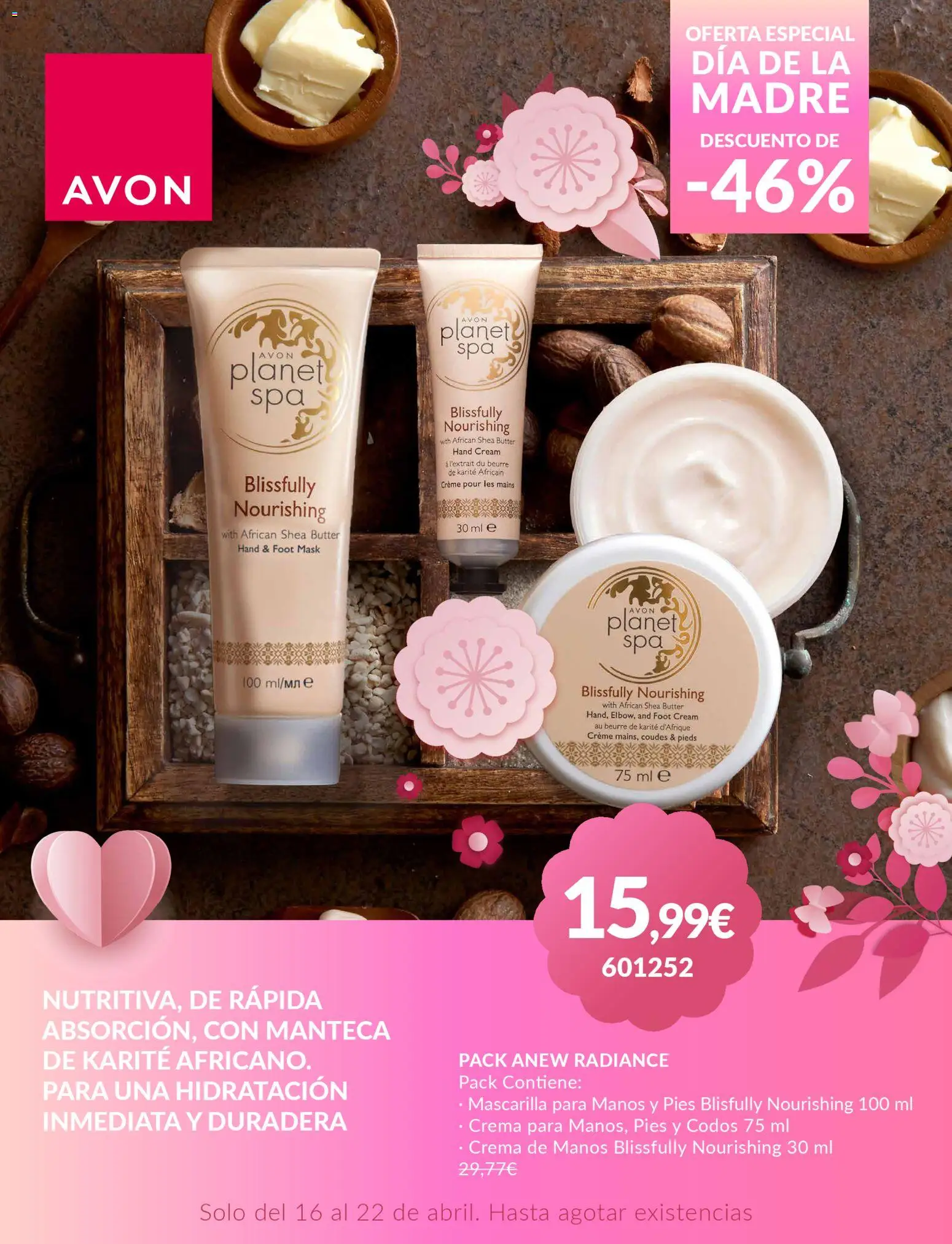 Avon - Especial día de La Madre │ válido desde el 16.04.2026 | Página: 8 | Productos: Crema de manos, Γάλα σε σκόνη, Crema, Pies y codos