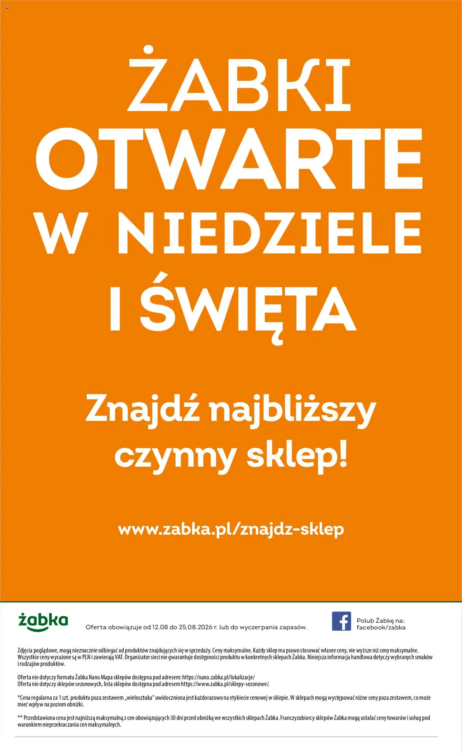 Żabka gazetka - Codzienne produkty od 10.08.2026 | Strona: 18