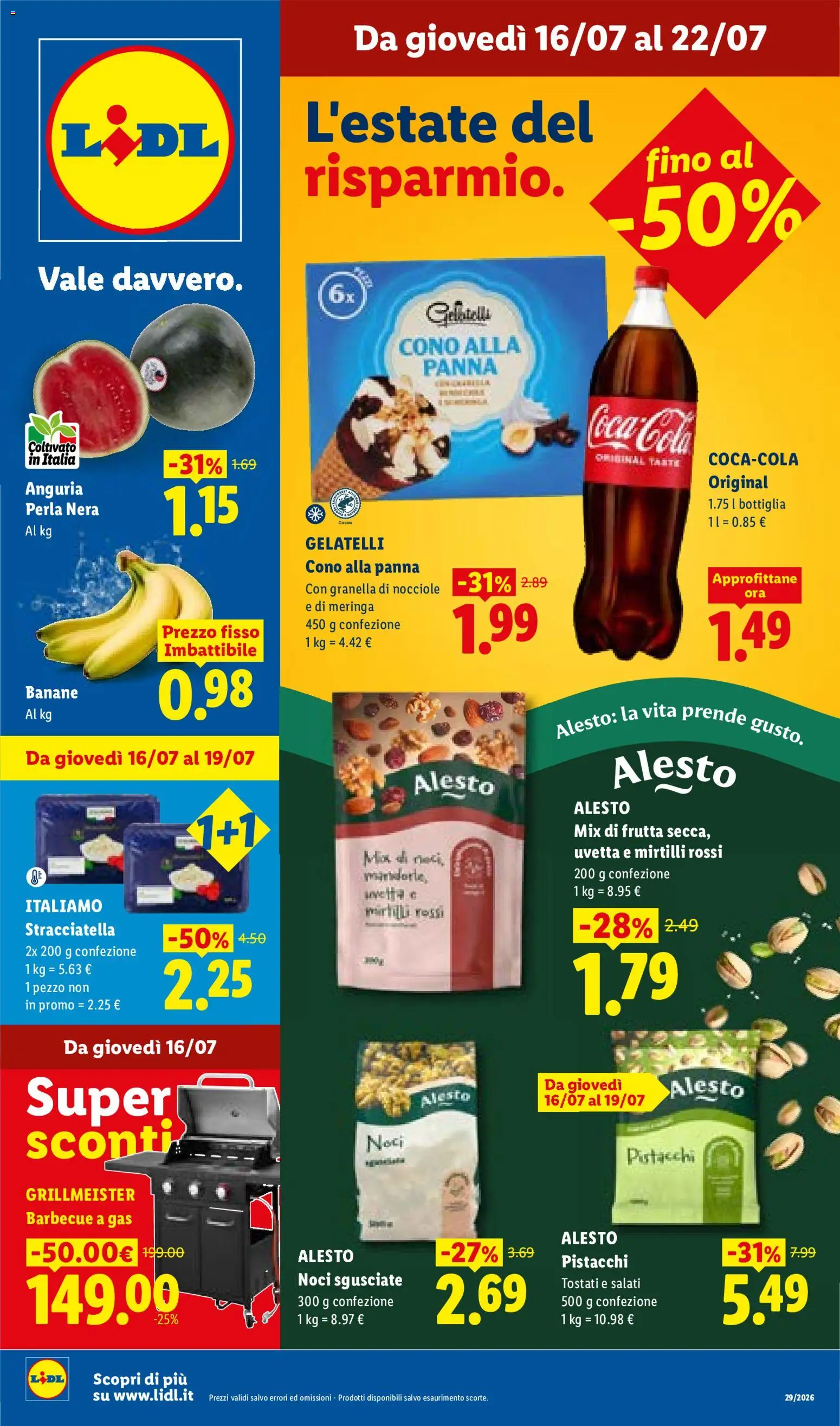 Nuovo volantino LIDL dal 16/07/2026﻿ catalogue cover