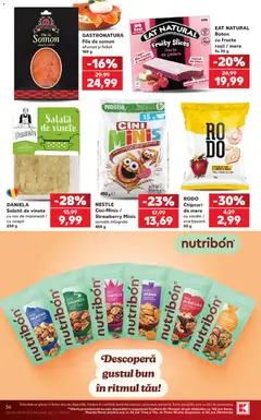 Ofertele Kaufland valabile de la 14.10.2026 | Pagină: 36 | Produse: Somon, Chipsuri, Fructe, Sos