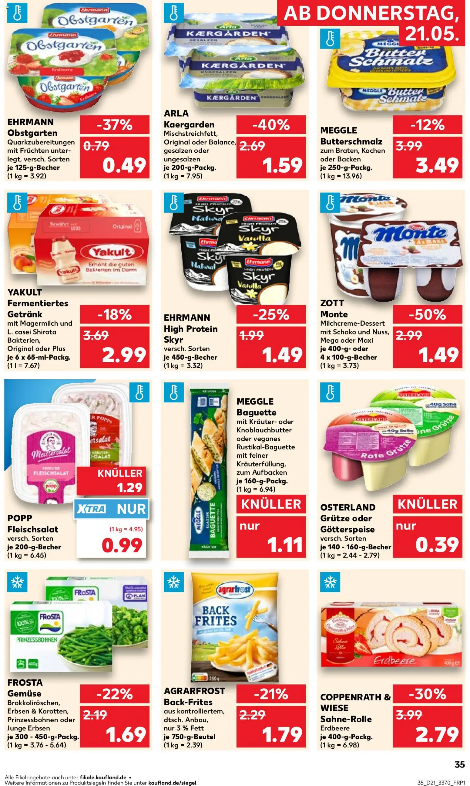 Kaufland Prospekt Berlin	 – gültig ab 21.05.2026 | Seite: 35 | Produkte: Butterschmalz, Butter, Skyr, Gemüse