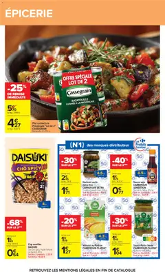 Carrefour - Prévisualisation de Carrefour catalogue valide à partir de 12.05.2026 | Page: 60 | Produits: Potiron, Haricots verts, Pesto, Nouilles