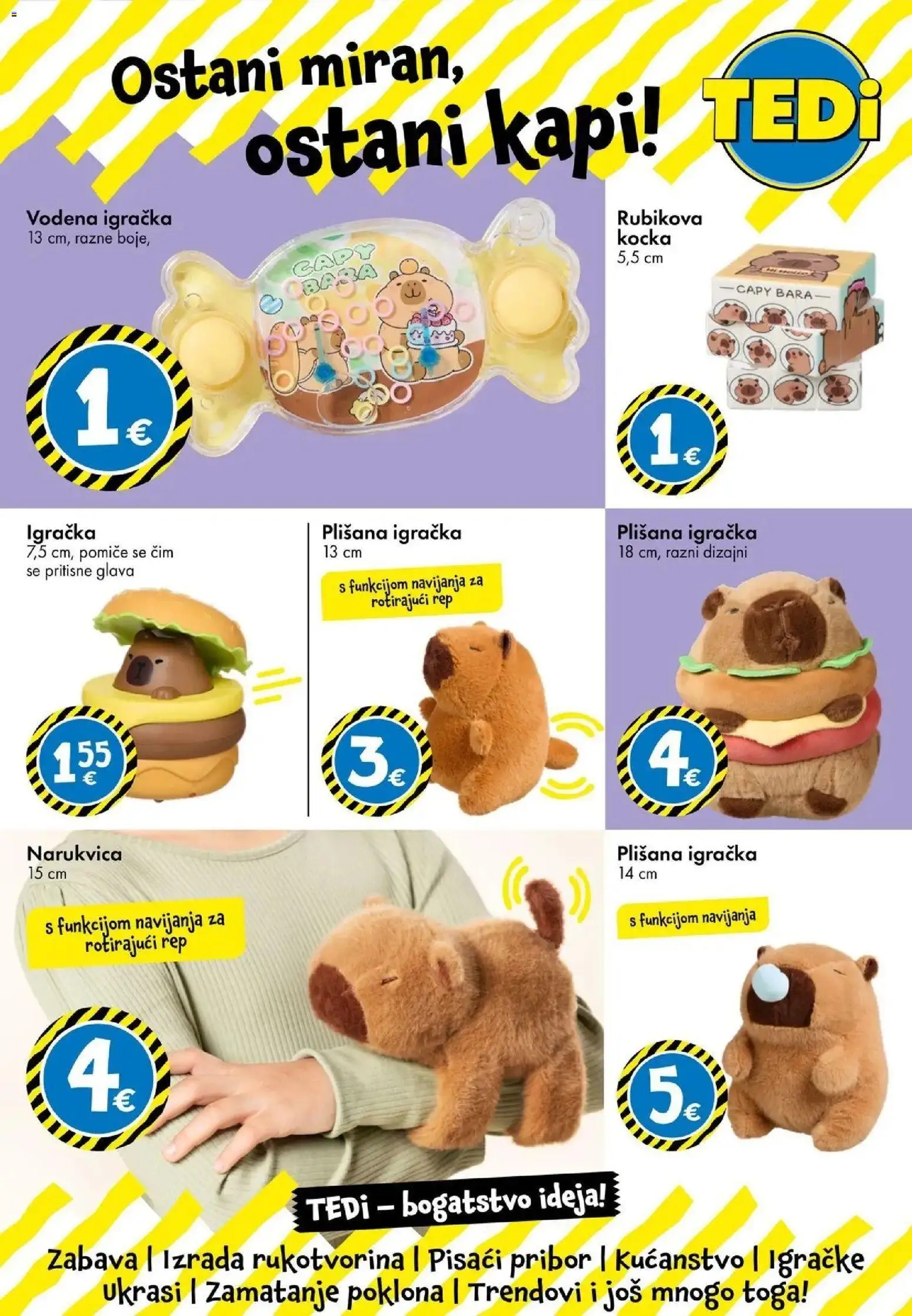 TEDi Katalog novi od 21.08.2026 na listanje > letak digitalni | Stranica: 18 | Proizvodi: Narukvica, Igračke, Igračka
