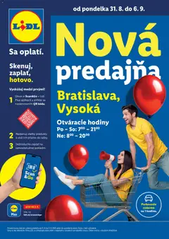 Lidl leták platný od 31.08.2026