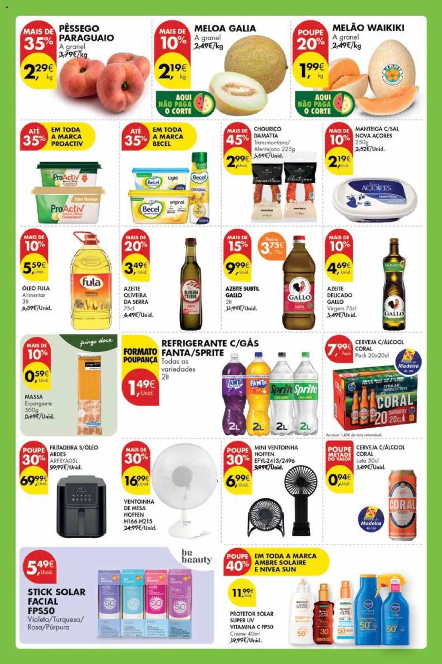 Pingo Doce Poupe este Fim de Semana Madeira │ válido de 03/07/2026 | Página: 2 | Produtos: Esparguete, Chouriço, Vitamina c, Massa