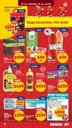 PENNY akciós újság - amely érvényes a következő dátumtól: 2026.09.10. | Oldal: 9 | Termékek: Persil, Corega, Mosószer, Whisky