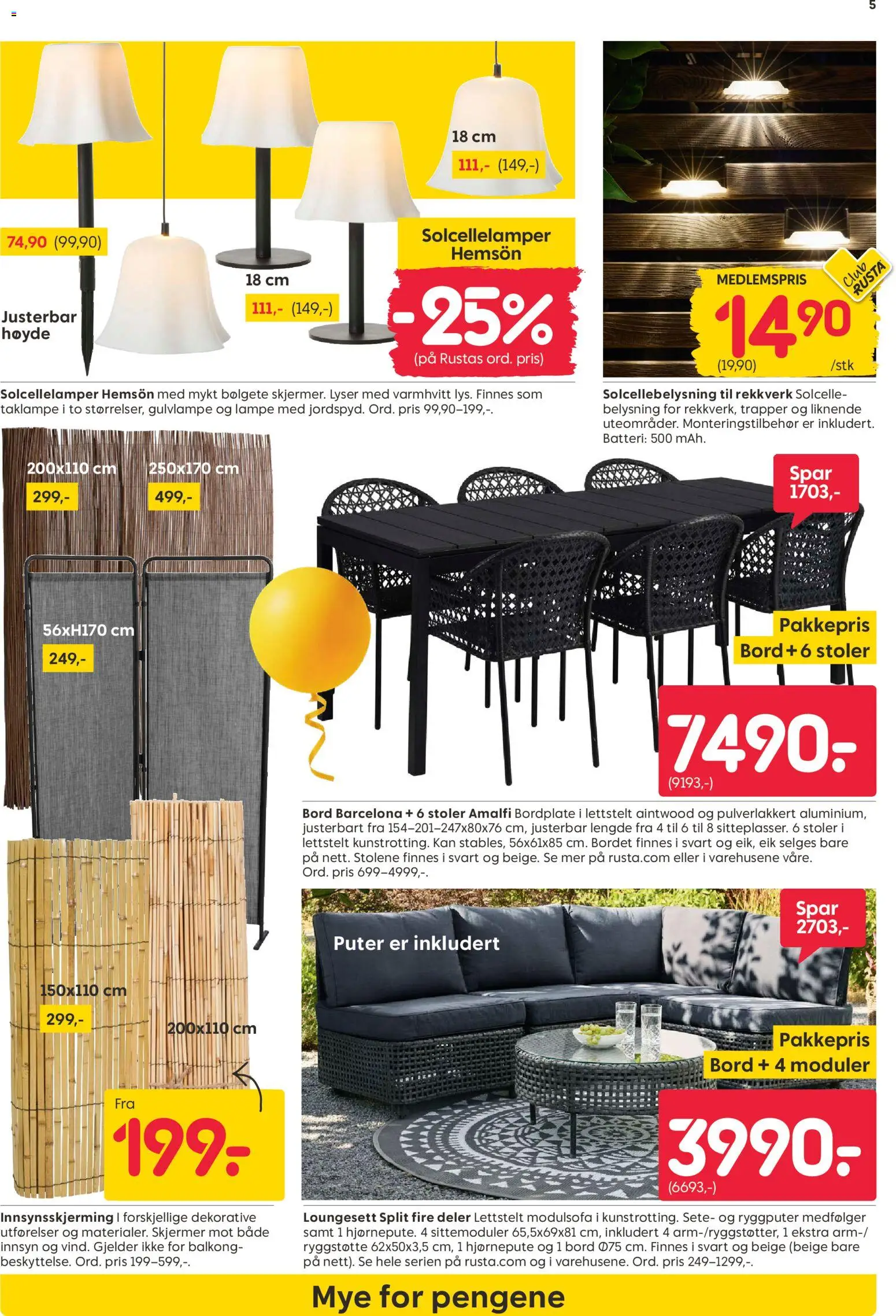 {H1} | Side: 5 | Produkter: Cocotte minute, Taklampe, Bord, Lampe
