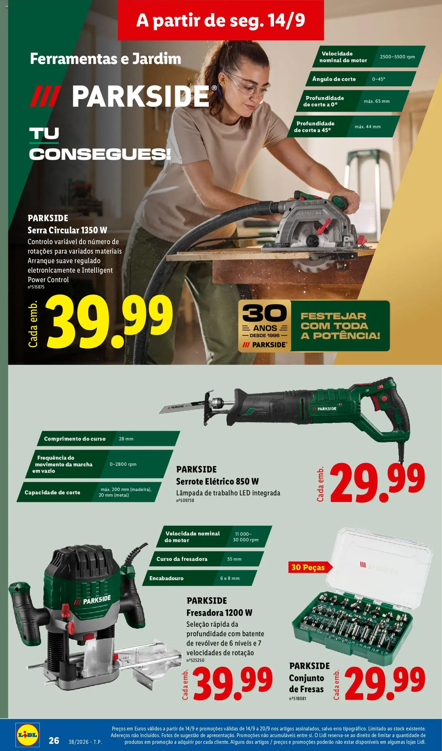 Lidl folheto │ válido de 14/09/2026 | Página: 26 | Produtos: Ferramentas