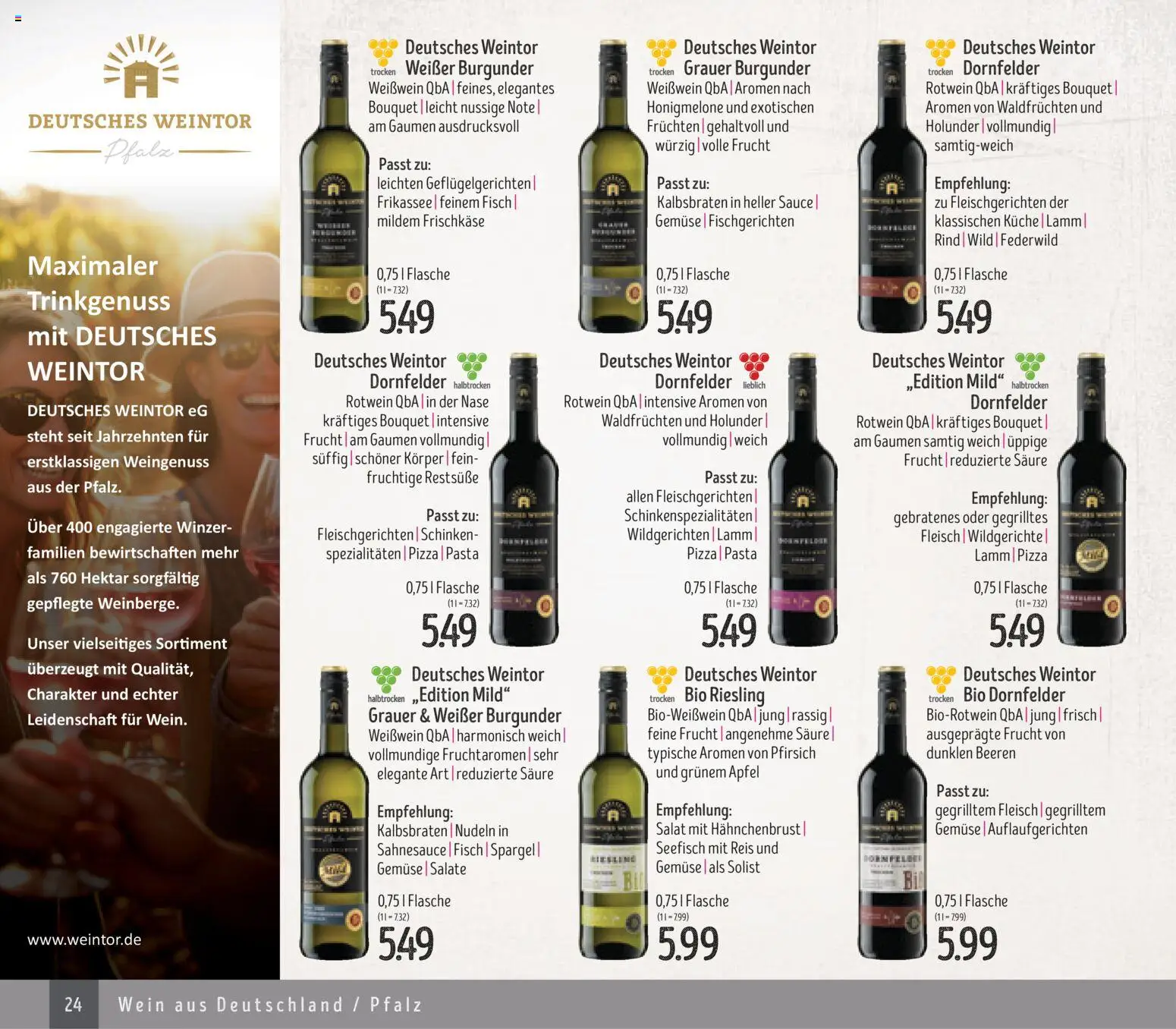 Edeka Struve Wein– und Spirituosen – gültig ab 14.11.2025 | Seite: 24 | Produkte: Rotwein, Küche, Schinken, Nudeln