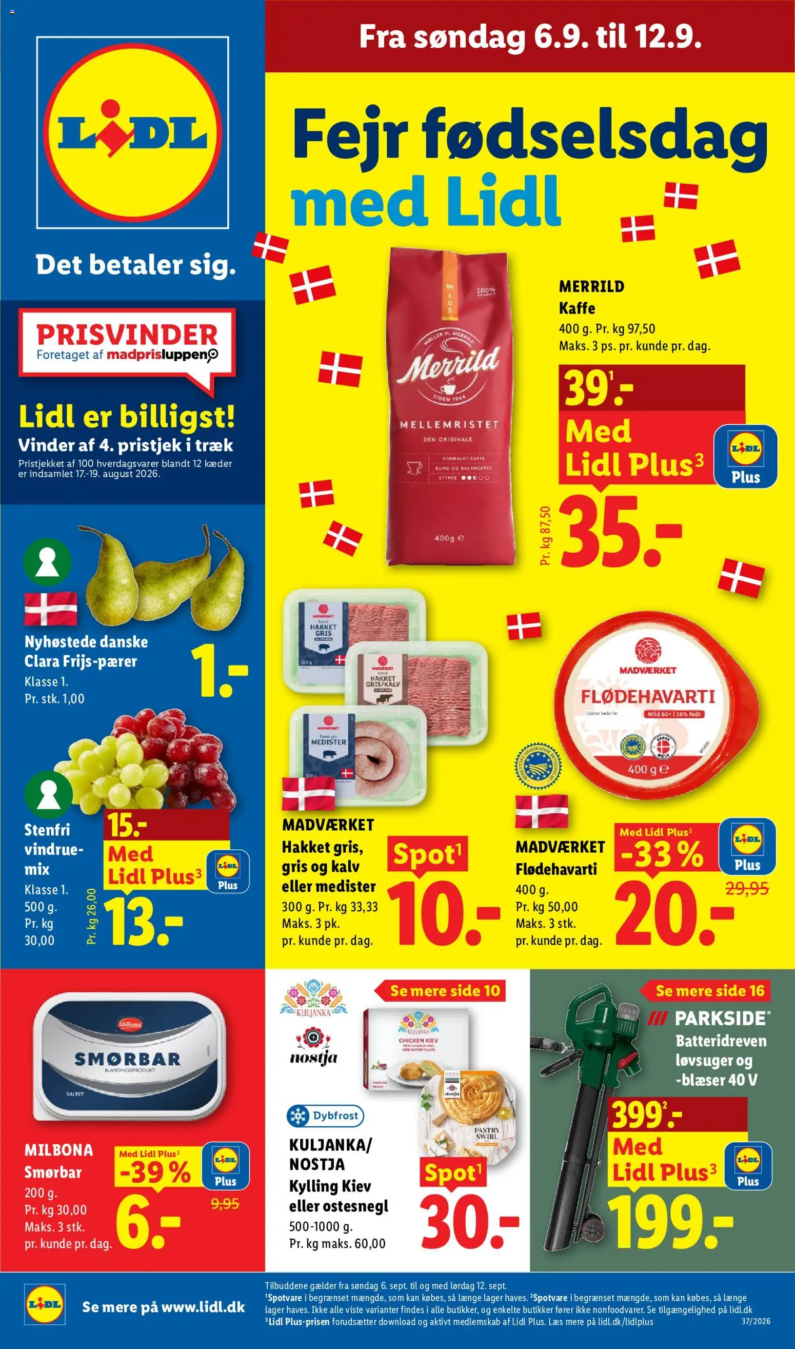 Lidl tilbudsavis – gyldig fra 06/09/2026 | Side: 1 | Produkter: Kaffe, Søm