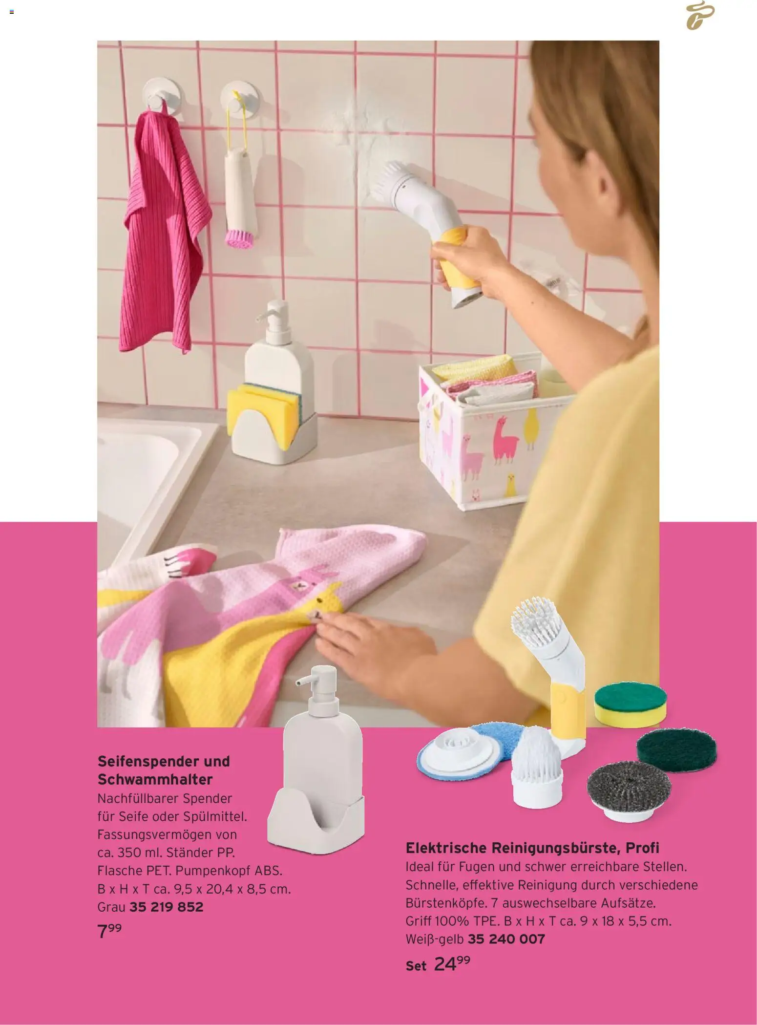 Prospekt Tchibo Alpaka cleaning collection – gültig ab 05.08.2026 | Seite: 5 | Produkte: Seifenspender, Seife