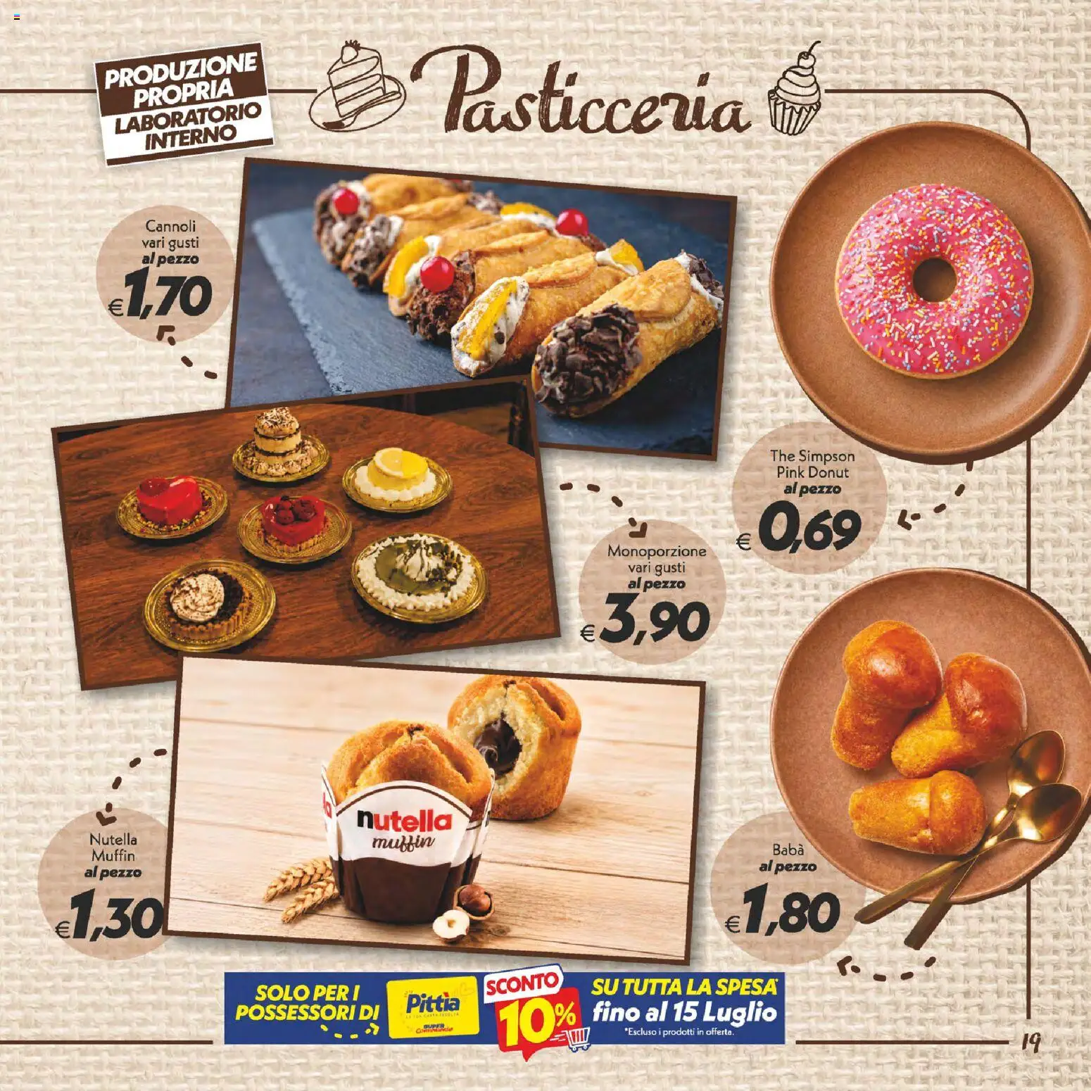 Volantino SuperConveniente del 02/07/2026 | Pagina: 19 | Prodotti: Nutella, Muffin, The