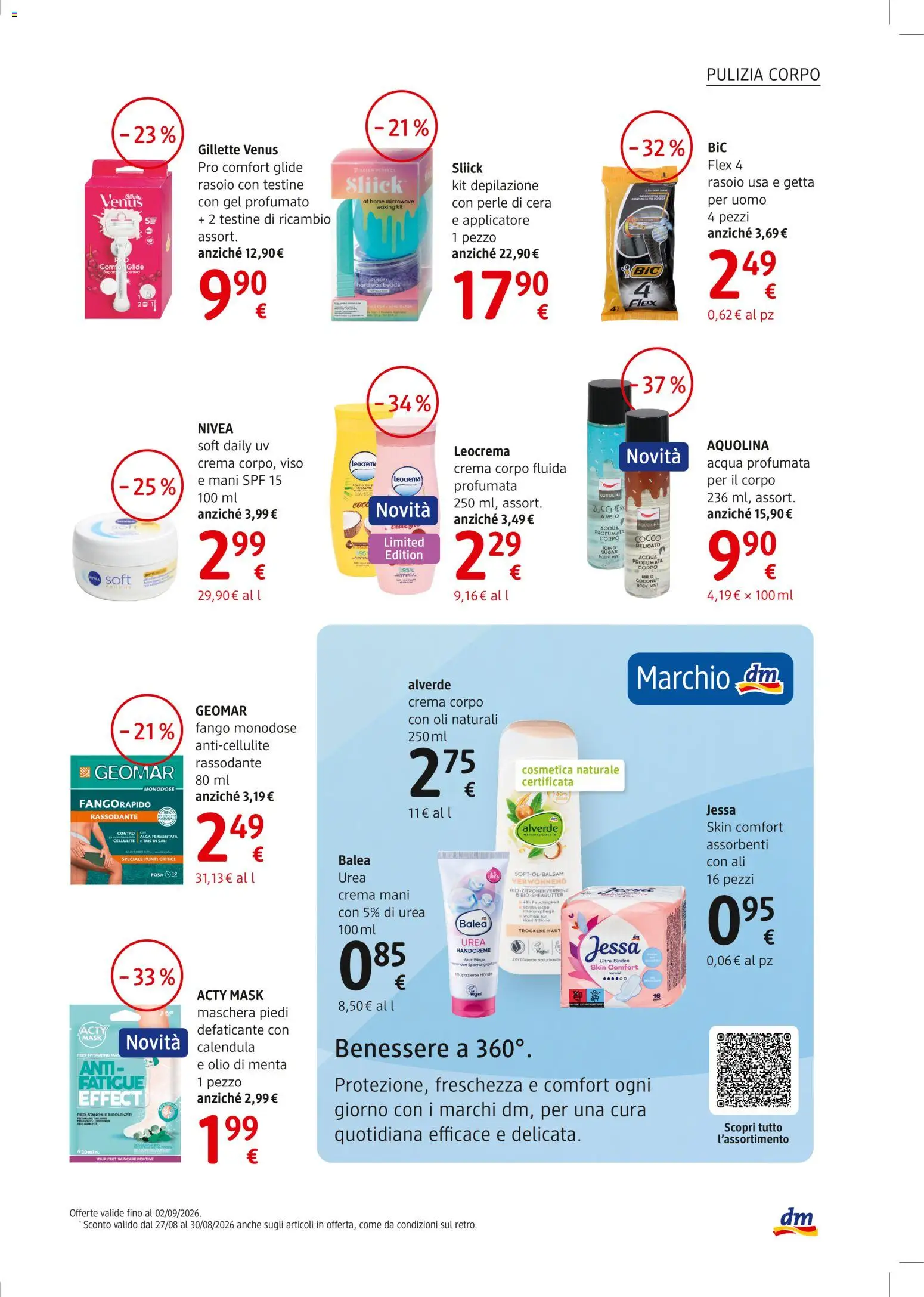 Volantino dm drogerie markt del 27/08/2026 | Pagina: 7 | Prodotti: Crema, Rasoio, Cocco, Menta